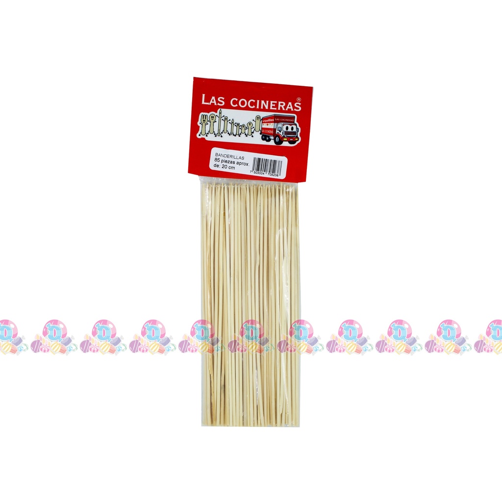 COCINERA BANDERILLA BAMBU 20cm 85s