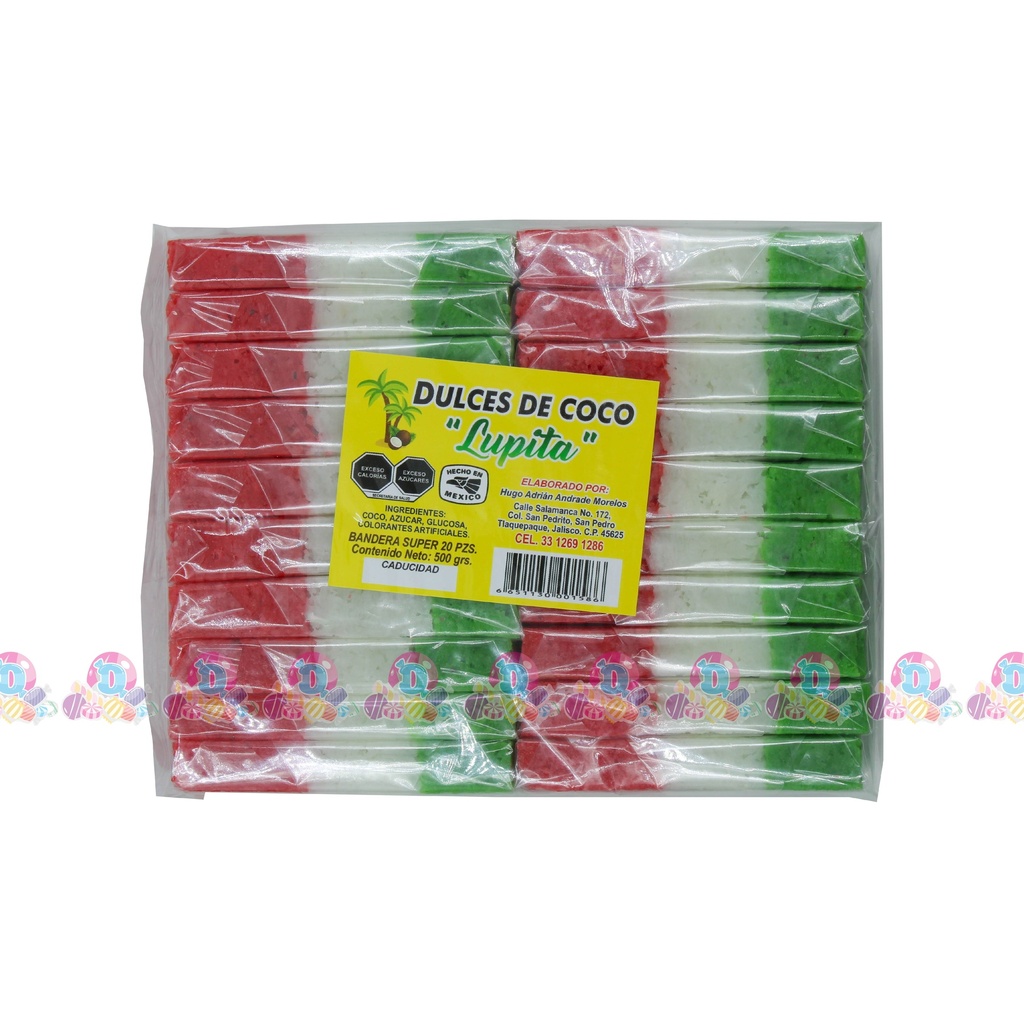 LUPITA BANDERA COCO SUPER 25g 20s