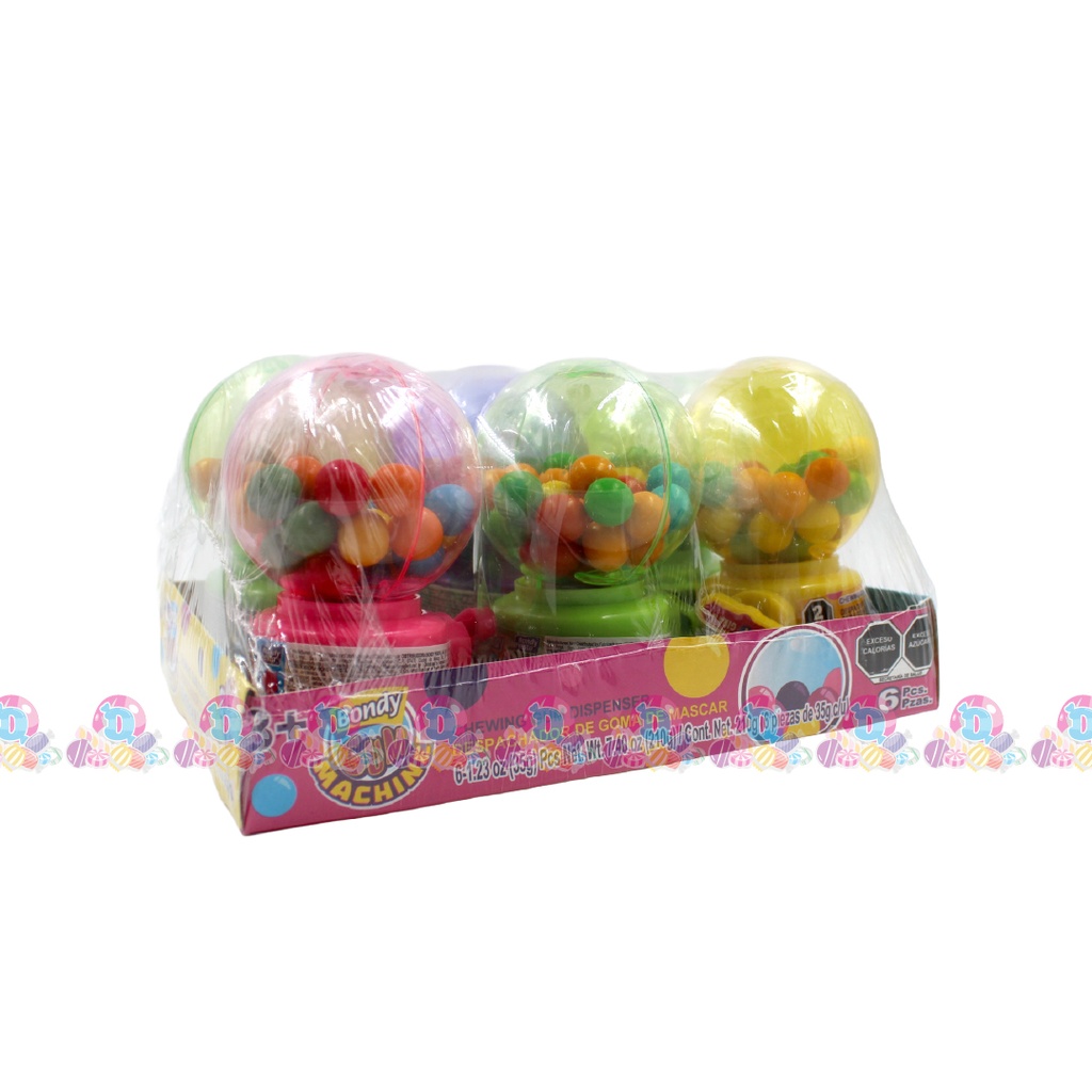 BONDY GUM MACHINE 35g 6s