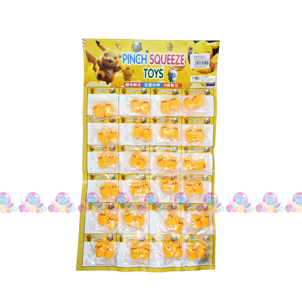 CARTULINA SQUISHI PIKACHU 24s