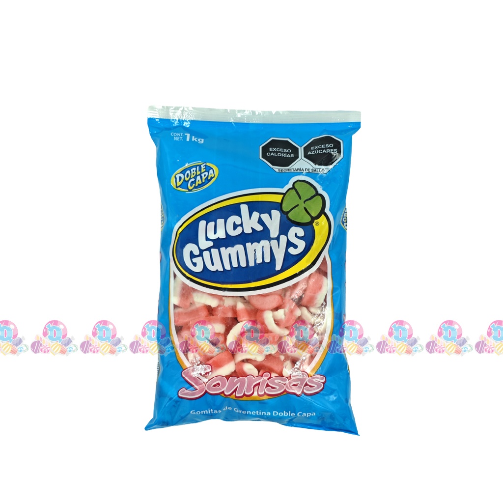 LUCKY GUMMYS SONRISAS 4g 1Kg