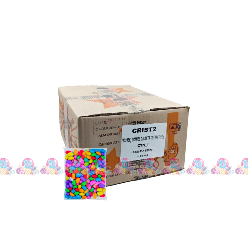 CRIST2 GRANEL GALLETA COLORES 5Kg