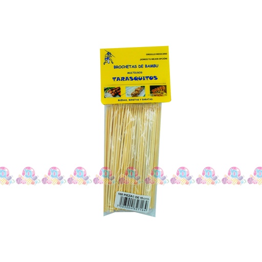 [015001] BANDERILLA BAMBU 15cm 100s