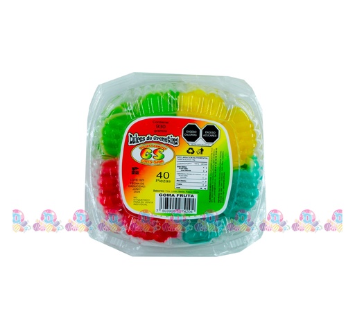 [132025] CRISTI EST GOMA FRUTA 40s