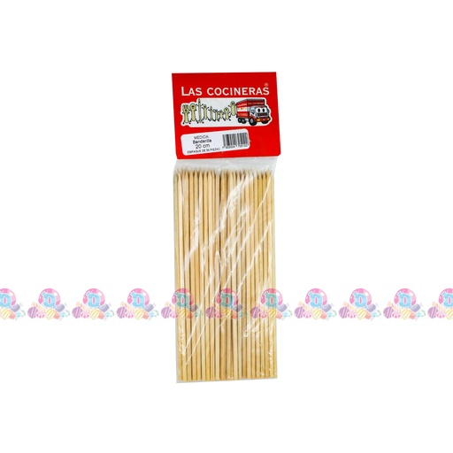 [015008] COCINERA BANDERILLA MADERA 20cm 50s