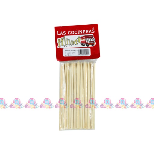 [015003] COCINERA BANDERILLA BAMBU 15cm 85s