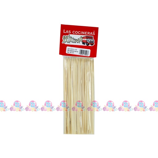 [015004] COCINERA BANDERILLA BAMBU 20cm 85s