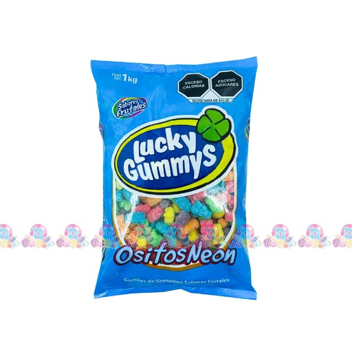 [090024] LUCKY GUMMYS OSO NEON 1Kg