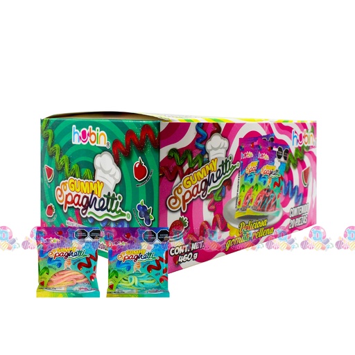 [073006] HUBIN GUMMY SPAGHETTI 23g 20s