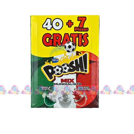 [012037] SD ARCOR CHICLE POOSH MUNDIALISTA 4g 47s