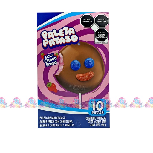 [139033] SD RIC PALETA PAYASO CHOCOFRESA 45g 10s
