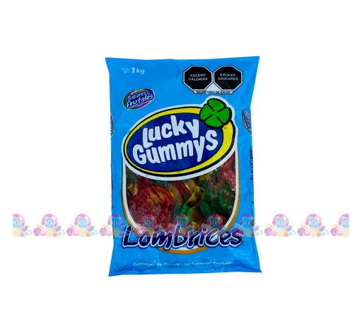 [090017] LUCKY GUMMYS LOMBRICES 8g 1Kg
